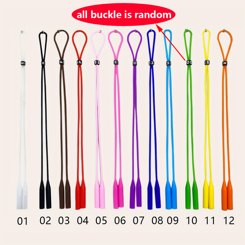 Sunglass Retainer Cord - 12pcs/24pcs 스포츠 안경 리테이너 캔디 컬러