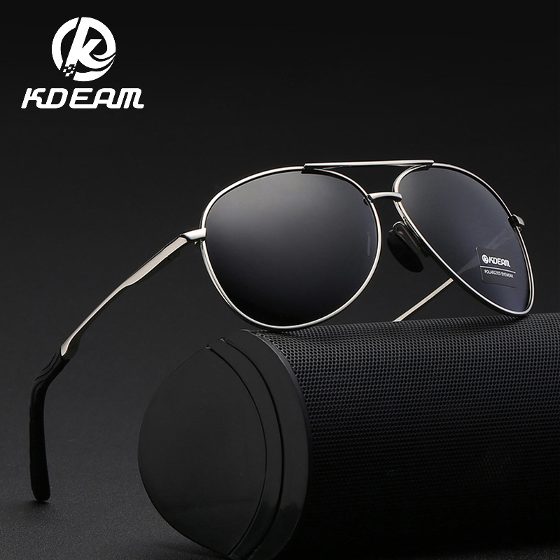 KDEAM 브랜드 블랙 파일럿 선글라스 금속 디자이너  - Sunglasses Aviator Polarized 리뷰 및 가격
