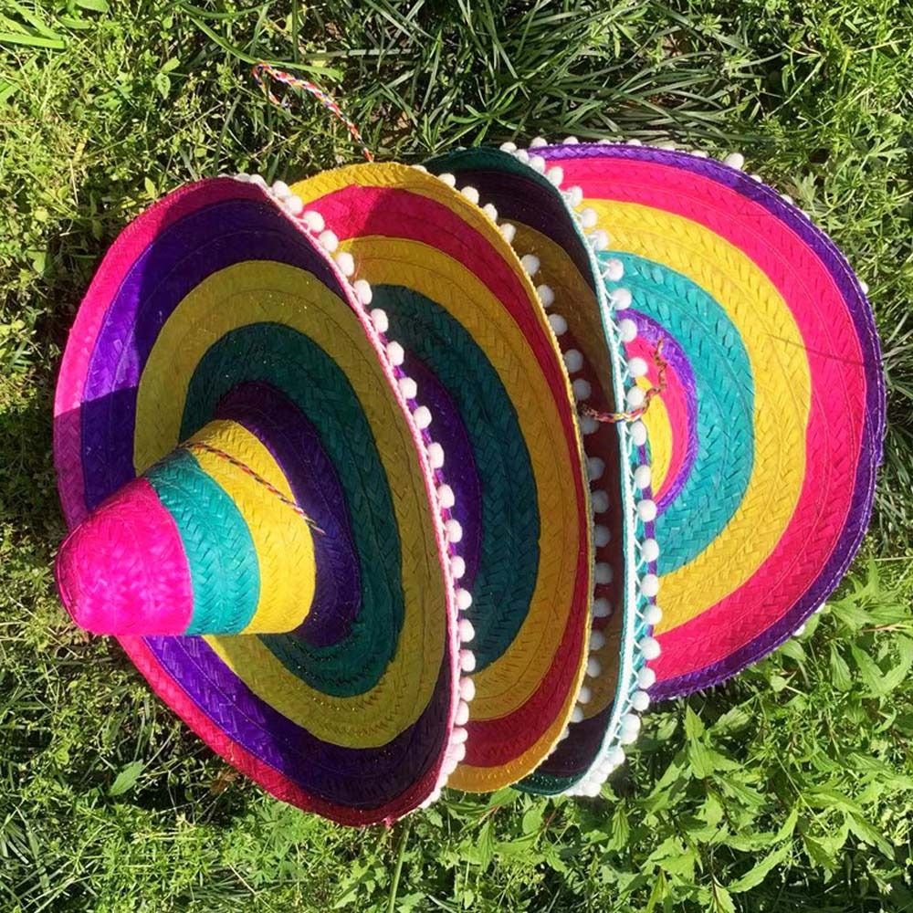 챙이 넓은 멕시코 파티 모자, 천연 밀짚 소재, 무대  - Bucket Hat Straw 리뷰 및 가격
