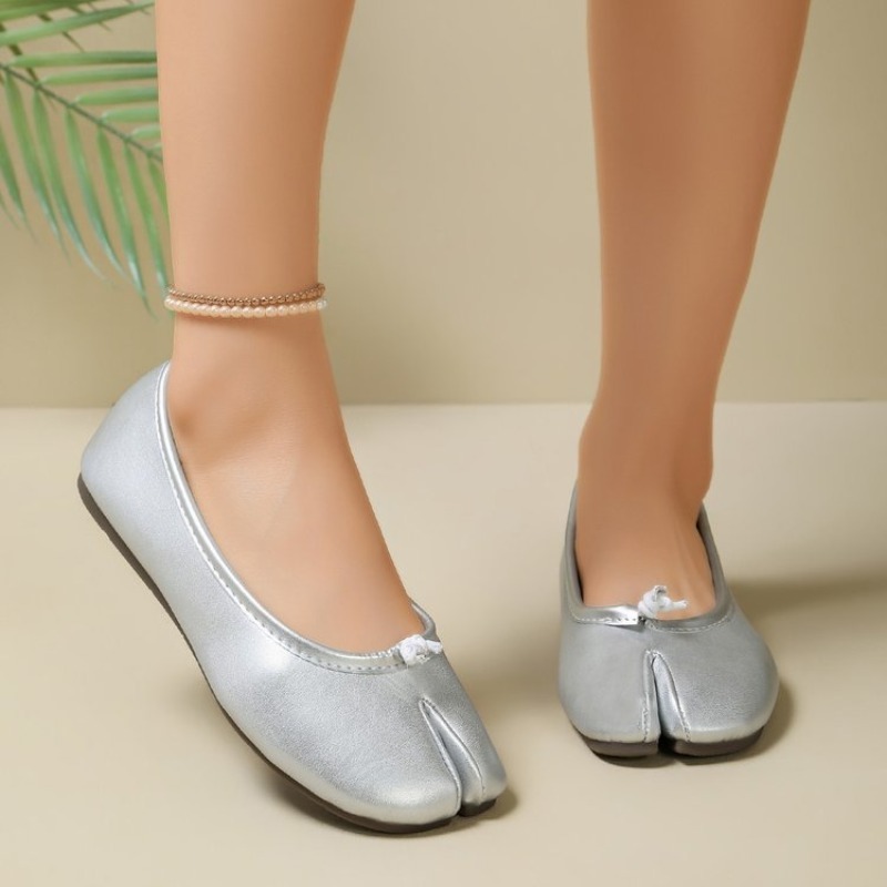 여성용 스플릿 토 발레 플랫 노트 장식 슬립온 플랫 슈 - Espadrille Slip On 리뷰 및 가격