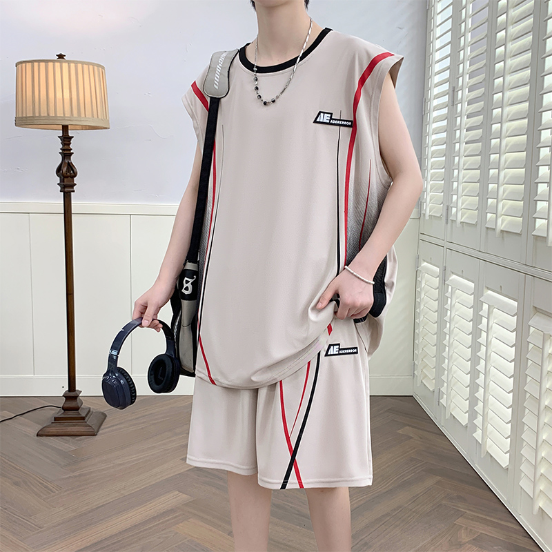 남성 캐주얼 2피스 스포츠웨어 세트 스트리트웨어 패션  - Shirt Camp Collar 리뷰 및 가격
